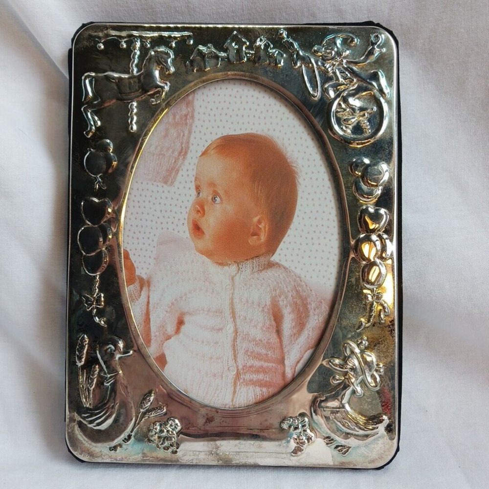 Ultimates Collection Silver Plated Baby Photo Album